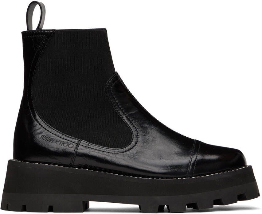 Jimmy Choo Black Clayton Boots - Picture 5