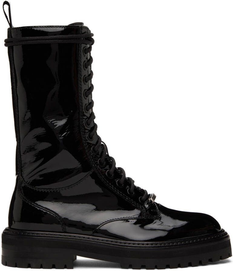 Jimmy Choo Black Cora Flat Boots
