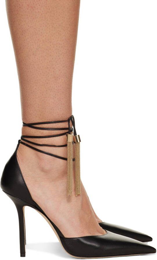 Jimmy Choo Black Eris 100 Heels - Picture 5