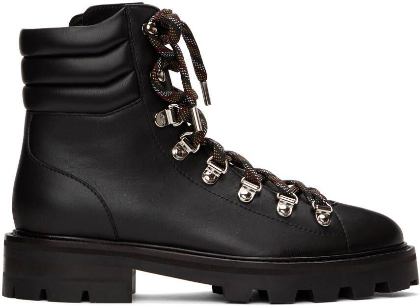 Jimmy Choo Black Eshe Hiking Boots - Picture 5