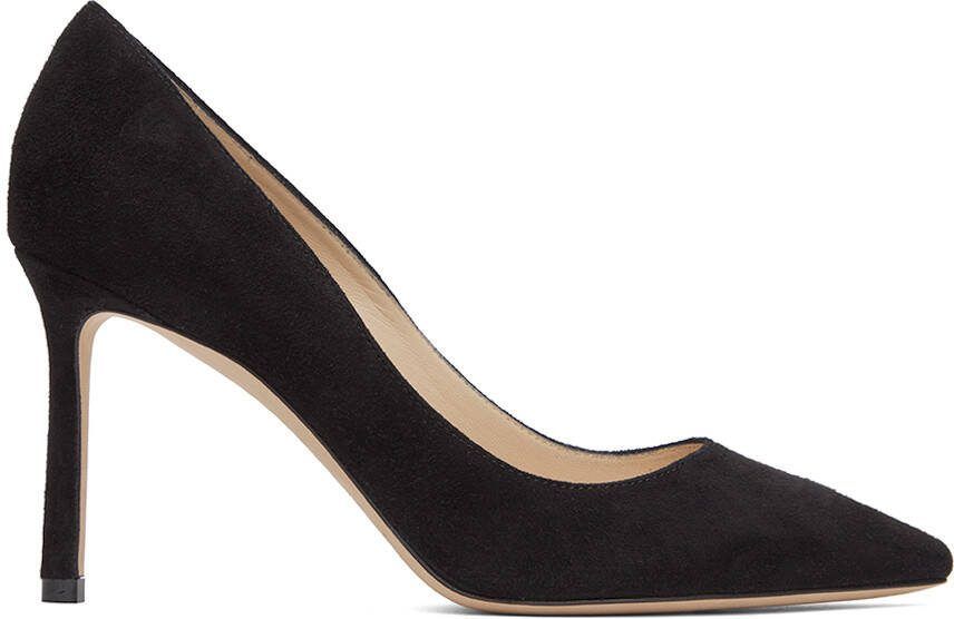 Jimmy Choo Black Romy 85 Heels - Picture 5