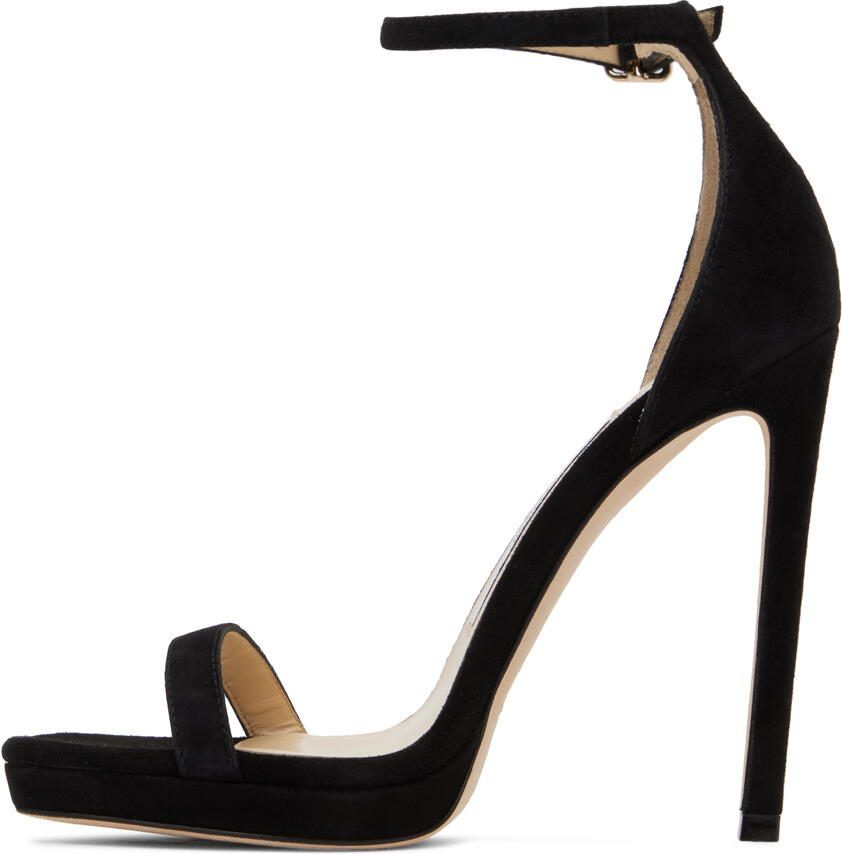 Jimmy Choo Black Alva 120 Heeled Sandals - Picture 2
