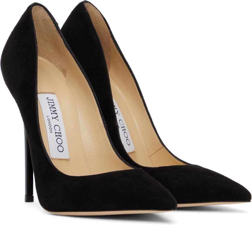 Jimmy Choo Black Anouk Heels - Picture 2