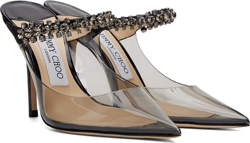 Jimmy Choo Black Bing 100 Heels - Picture 2