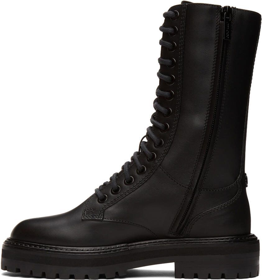 Jimmy Choo Black Cora Flat Tall Boots