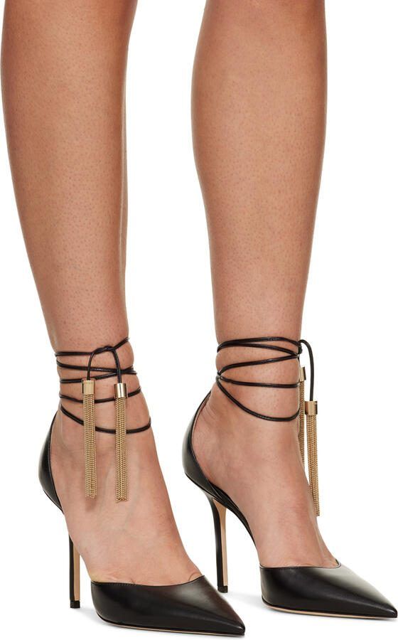 Jimmy Choo Black Eris 100 Heels - Picture 2