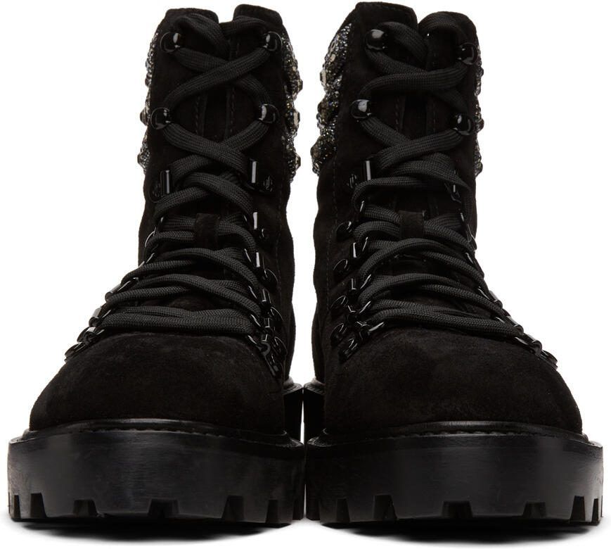 Jimmy Choo Black Eshe Flat Boots - Picture 2