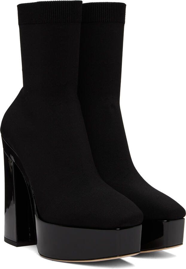Jimmy Choo Giome 140mm platform ankle boots Black - Picture 2