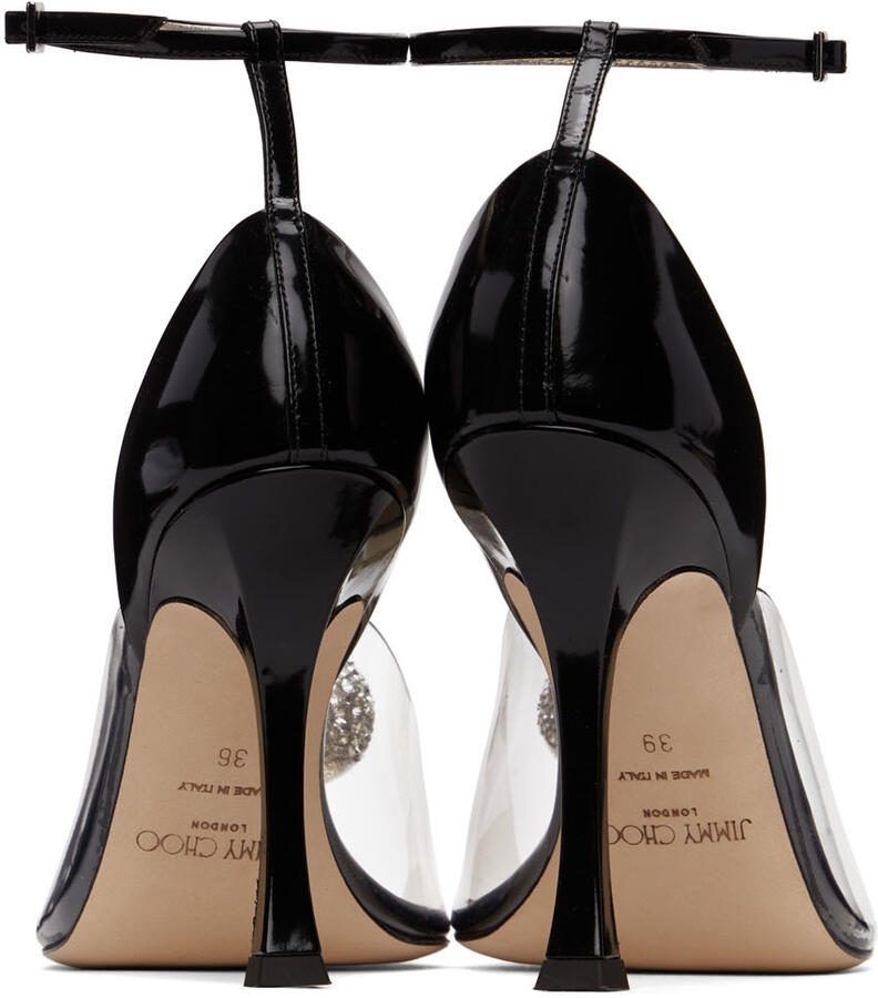 Jimmy Choo Black Mugler Edition Plexi Heeled Sandals - Picture 2