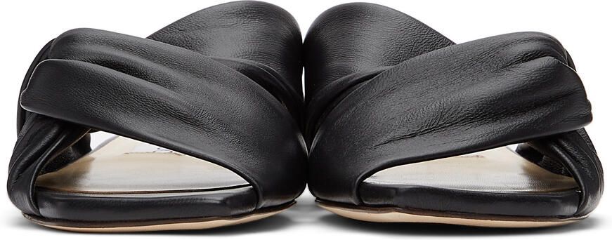 Jimmy Choo Black Narisa Flat Sandals - Picture 3