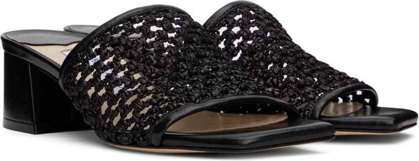 Jimmy Choo Black Themis 45 Heeled Sandals - Picture 2