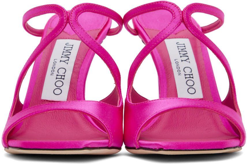 Jimmy Choo Pink Anise 95 Sandals - Picture 3