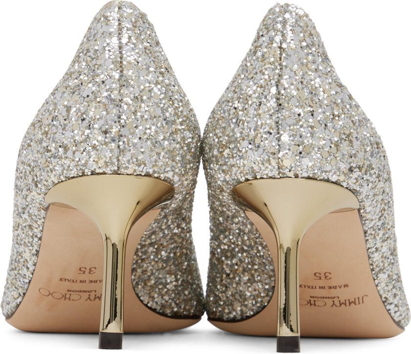 Jimmy Choo Silver Romy 60 Heels