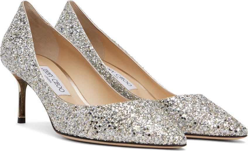Jimmy Choo Silver Romy 60 Heels - Picture 2