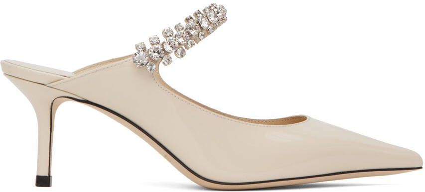 Jimmy Choo Off-White Bing 65 Heels - Picture 5