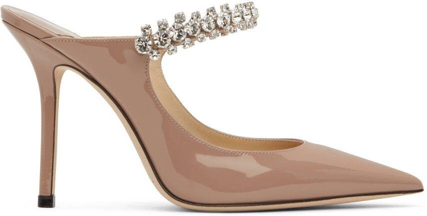 Jimmy Choo Pink Bing 100 Heels - Picture 5