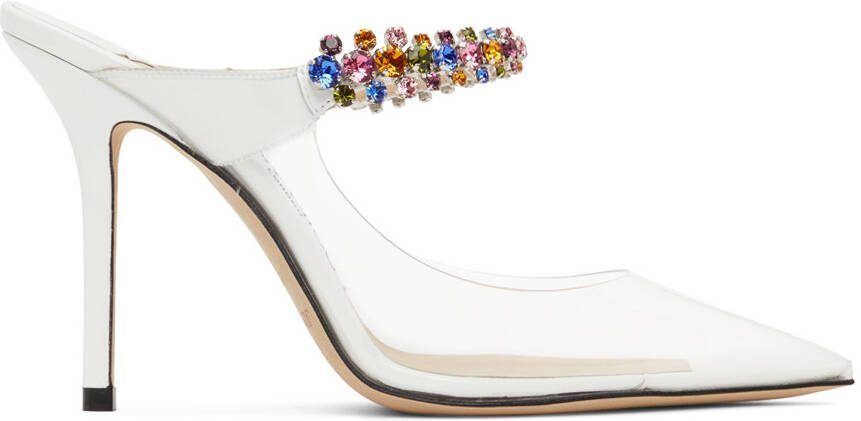Jimmy Choo Transparent Bing 100 Heels - Picture 5