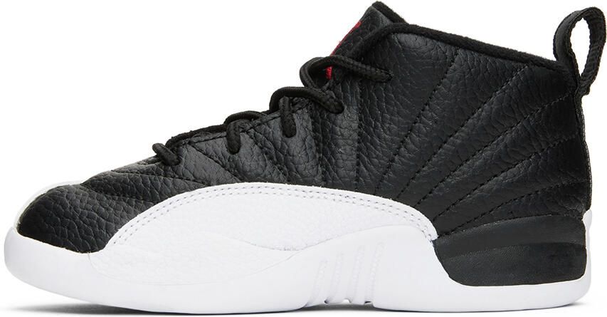 Nike Jordan Baby Black  White Jordan 12 Retro Sneakers - Picture 3