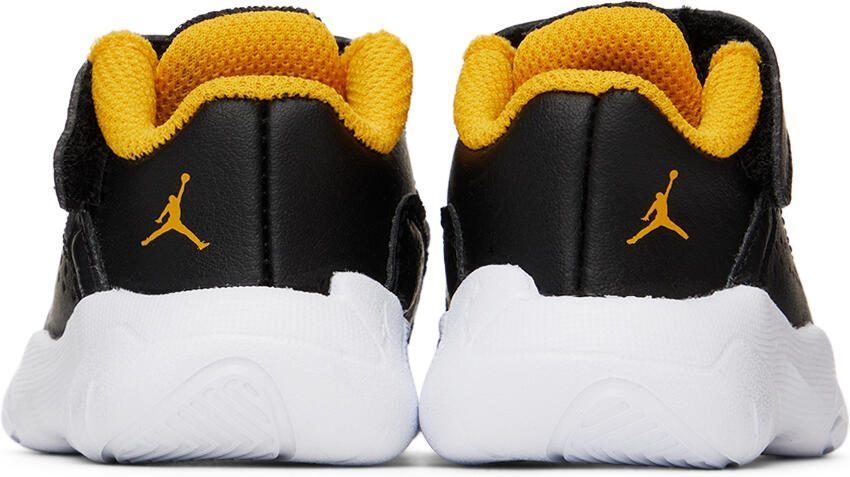 Nike Jordan Baby Black  Yellow Jordan 11 CMFT Sneakers - Picture 2