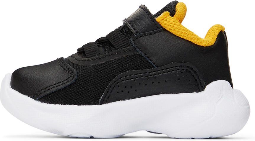 Nike Jordan Baby Black  Yellow Jordan 11 CMFT Sneakers