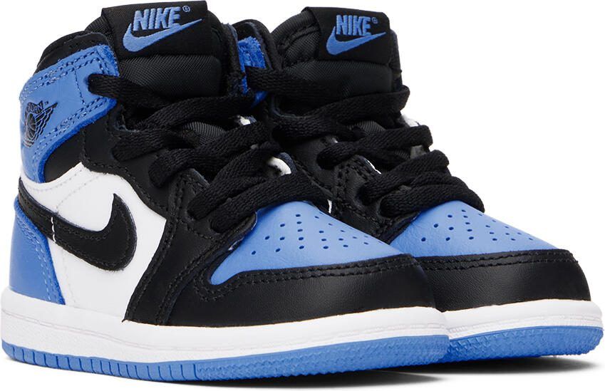 Nike Jordan Baby Blue Jordan 1 Retro High OG Sneakers - Picture 3