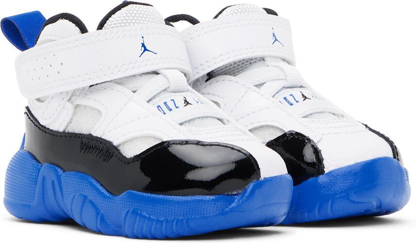 Nike Jordan Baby White  Black Jordan Pro Strong Sneakers - Picture 3