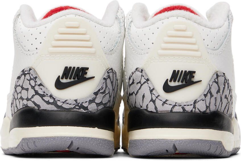 Nike Jordan Baby White Jordan 3 Retro Sneakers