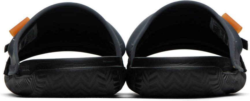 Nike Jordan Gray  Black Jordan Super Play Sandals - Picture 2