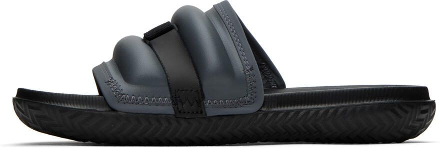 Nike Jordan Gray  Black Jordan Super Play Sandals - Picture 4