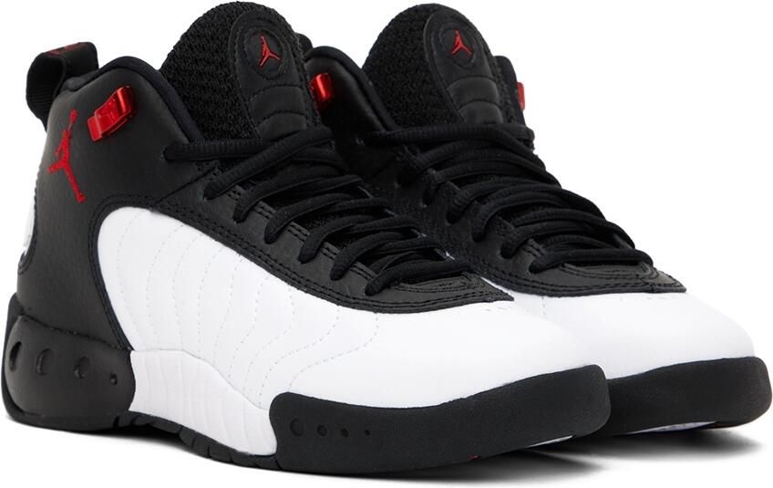 Nike Jordan Kids Black  White Jumpman Pro Big Kids Sneakers - Picture 2