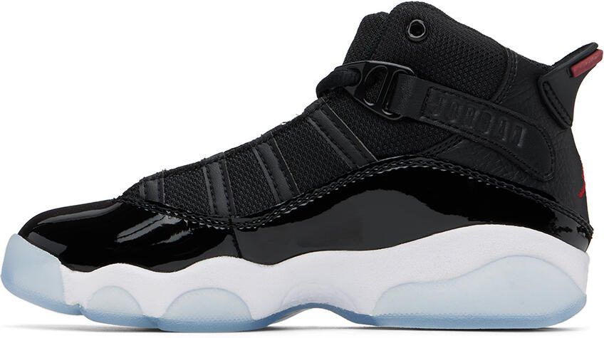Nike Jordan Kids Black Jordan 6 Rings Little Kids Sneakers - Picture 3