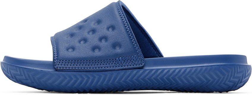 Nike Jordan Kids Blue Jordan Play Big Kids Slides - Picture 4