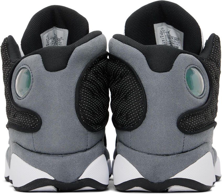 Nike Jordan Kids Gray  White Air Jordan 13 Retro Big Kids Sneakers