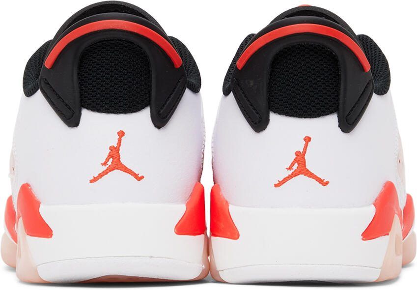 Nike Jordan Kids Pink  White Air Jordan 6 Retro Low Big Kids Sneakers