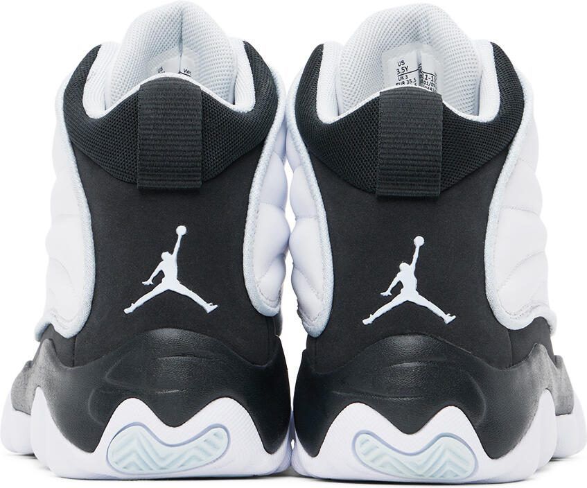 Nike Jordan Kids White  Black Jordan Pro Strong Big Kids Sneakers