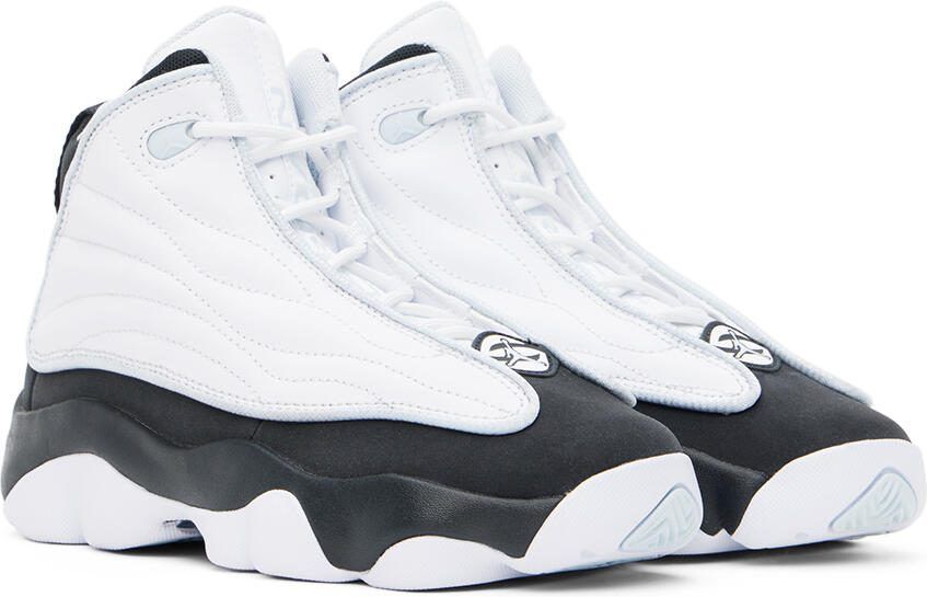 Nike Jordan Kids White  Black Jordan Pro Strong Big Kids Sneakers - Picture 2