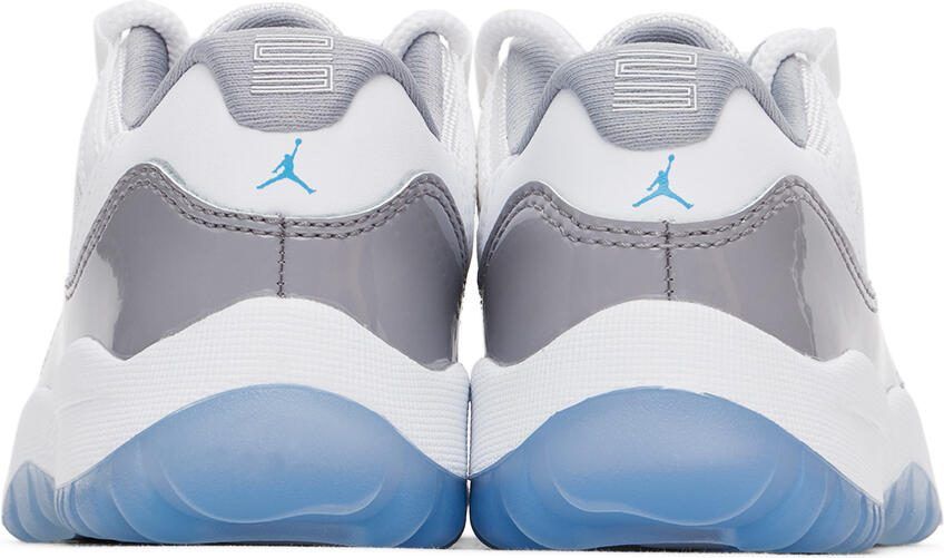 Nike Jordan Kids White  Gray Air Jordan 11 Retro Little Kids Sneakers