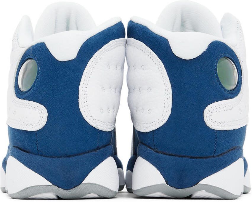Nike Jordan Kids White  Navy Air Jordan 13 Retro Big Kids Sneakers