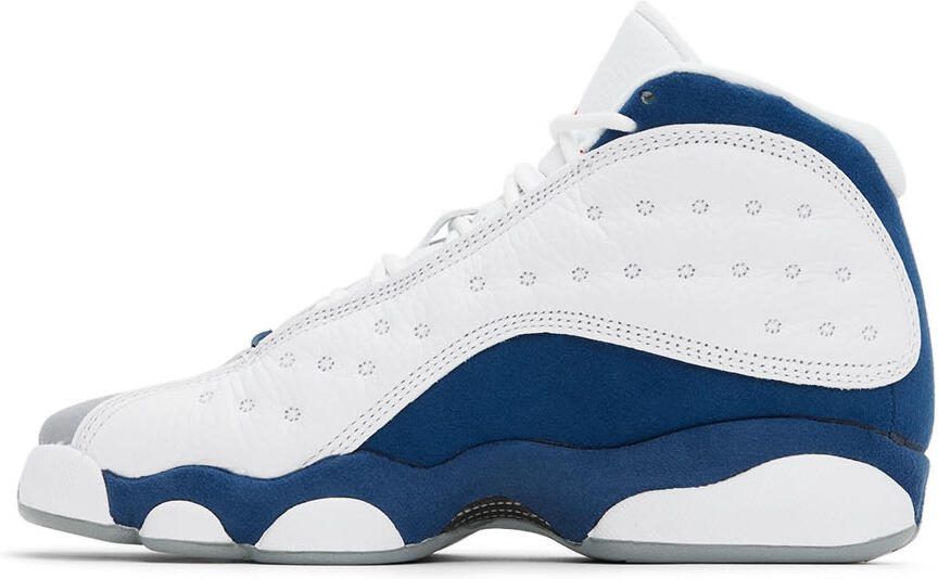 Nike Jordan Kids White  Navy Air Jordan 13 Retro Big Kids Sneakers - Picture 2