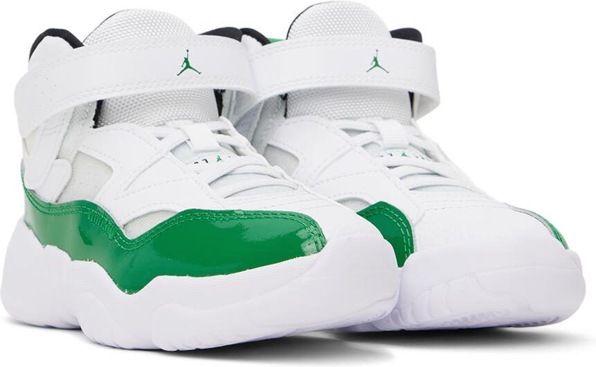 Nike Jordan Kids White Jumpman Two Trey Little Kids Sneakers - Picture 2