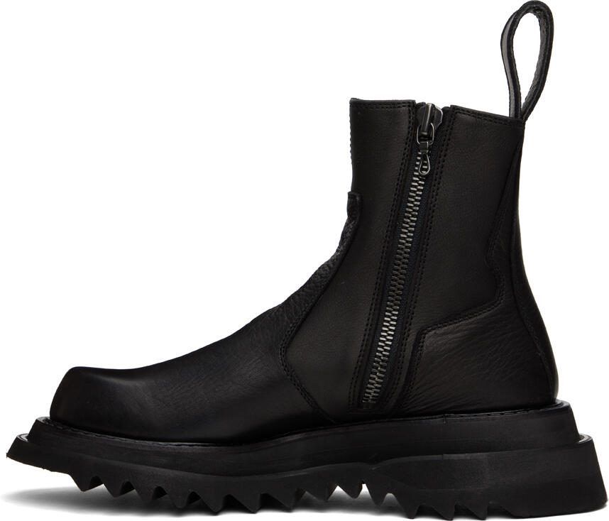 Julius Black Side Zip Boots - Picture 3