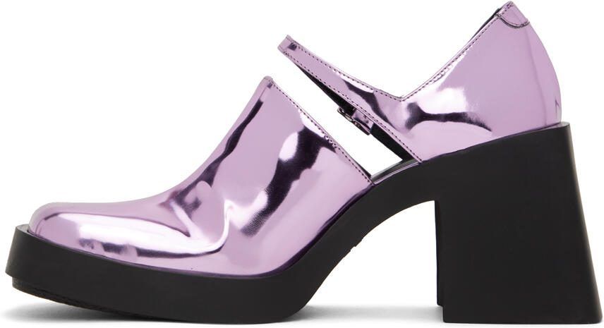 Justine Clenquet Pink Kim Mary Jane Heels - Picture 3