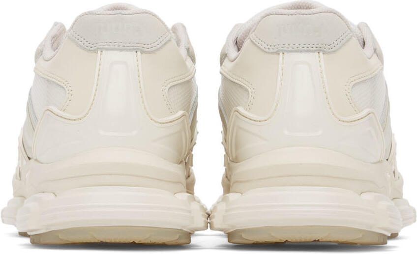 Juun.J Off-White Leather Sneakers - Picture 2