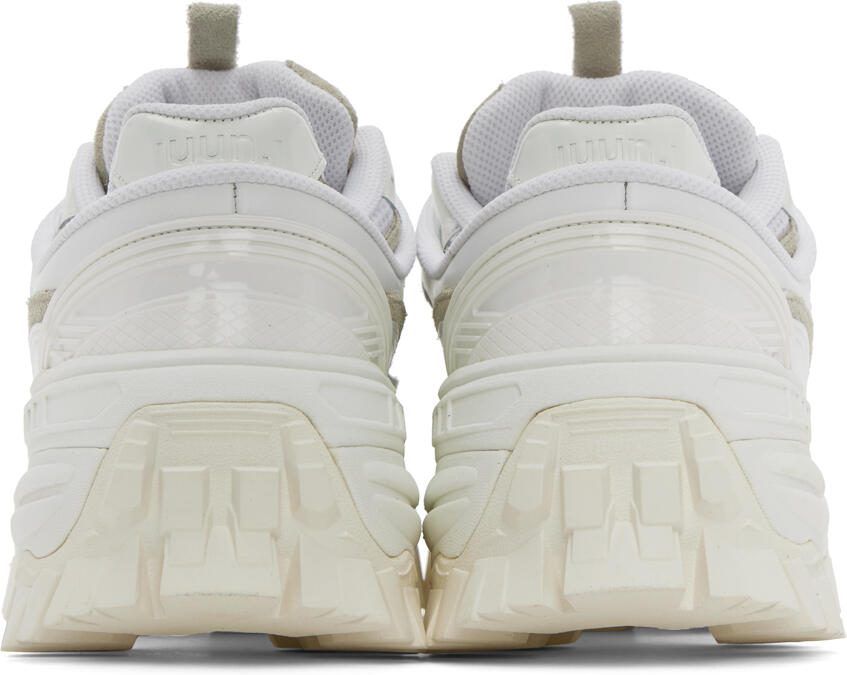 Juun.J White Double Layered Sneakers