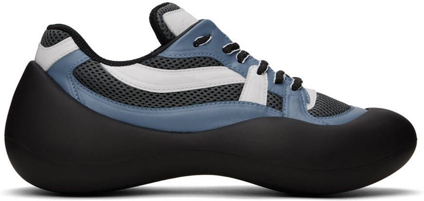 JW Anderson Blue  Black Bumper Hike Low Top Sneakers - Picture 3