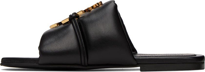 JW Anderson Black Anchor Slides - Picture 4