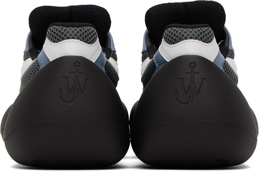 JW Anderson Black  Blue Bumper Hike Sneakers