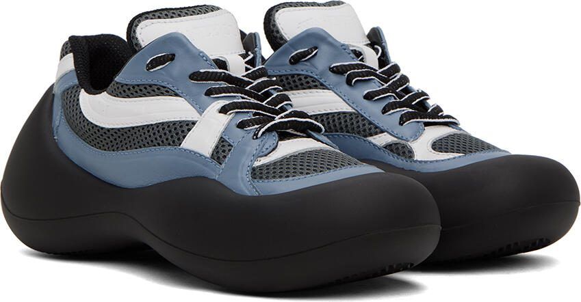 JW Anderson Black  Blue Bumper Hike Sneakers - Picture 2