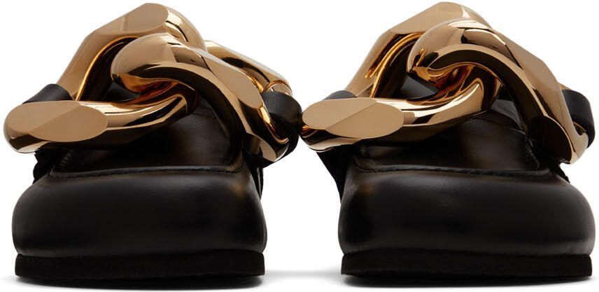 JW Anderson Black Chain Loafers - Picture 3