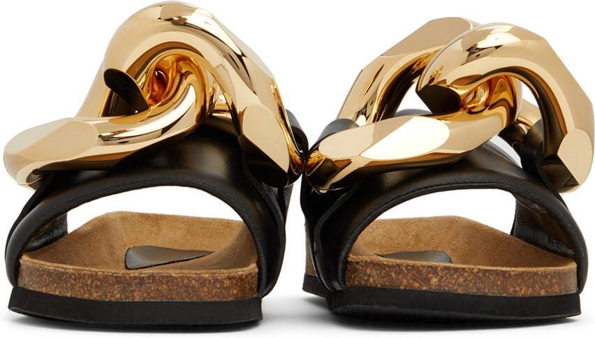 JW Anderson Black Chain Slides - Picture 2